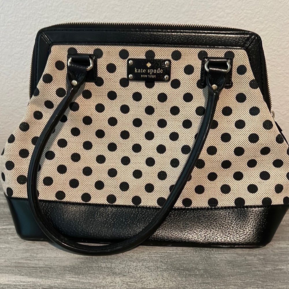 Large polka dot Kate Spade bag